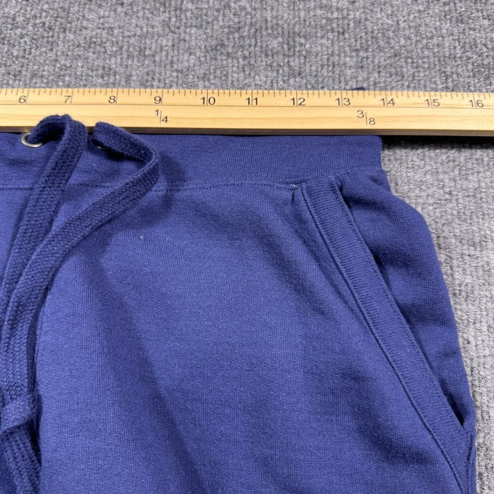 Champion Mens Navy‎ Blue Fleece Joggers Script Logo Sweatpants Small